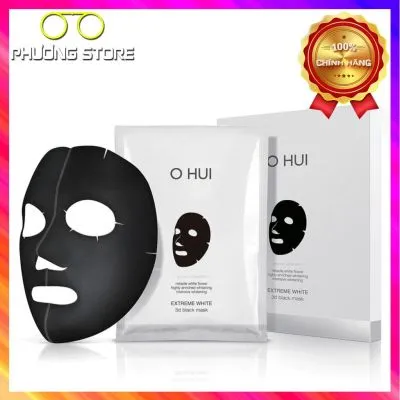 Mặt nạ dưỡng trắng OHUI Extreme White 3D Black Mask