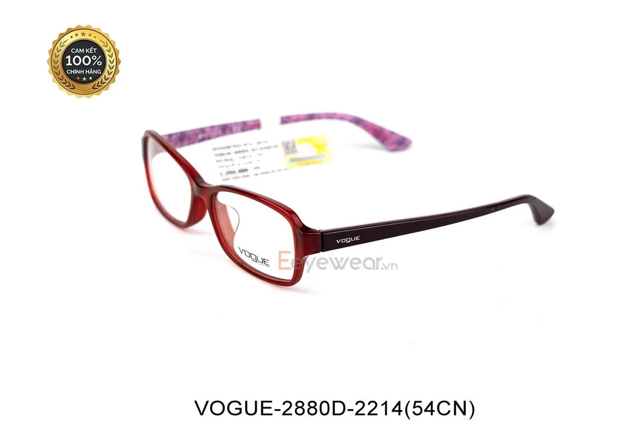 Kính gọng Vogue 2880D nhiều màu