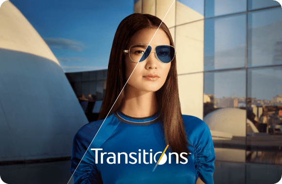Essilor Transitions - Tròng kính ĐỔI MÀU thời trang và tiện lợi
